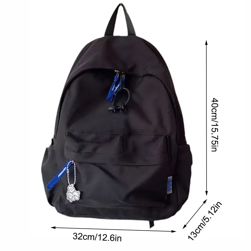 grande capacité décontracté mode sac à dos ultra-léger école ordinateur portable sac à dos fermeture éclair simple mignon étudiant sac d'école pour filles garçons