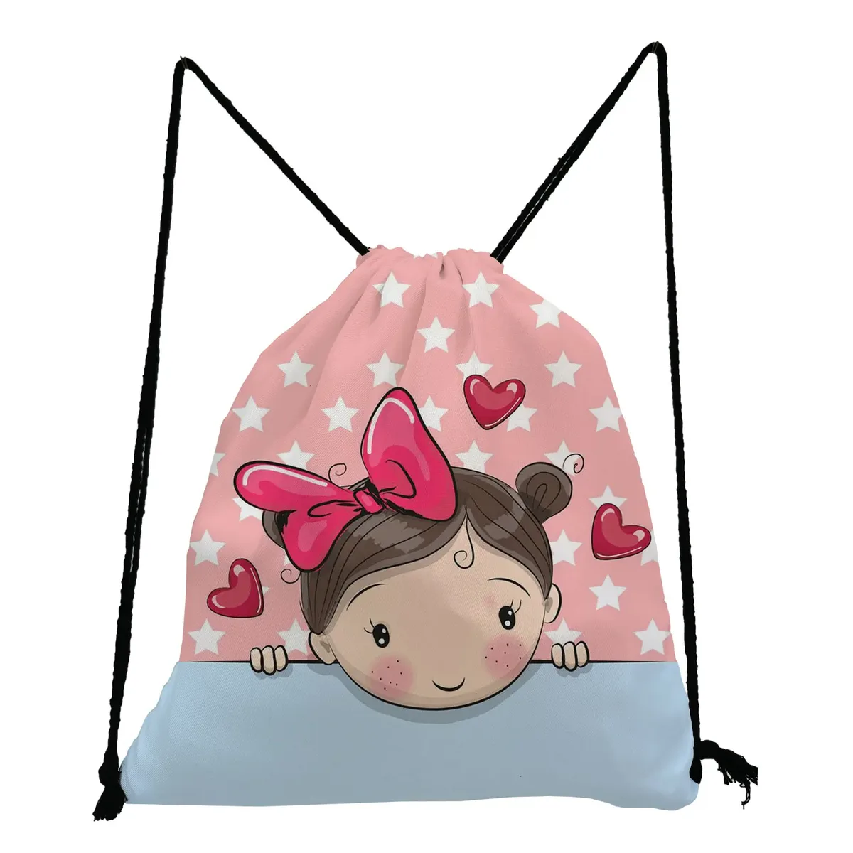 proximité wstring sac à dos portable pour femmes, poudres de bug astique, impression 3d, chat, shopping, mode, école, sac à chaussures pour bol, motif personnalisé