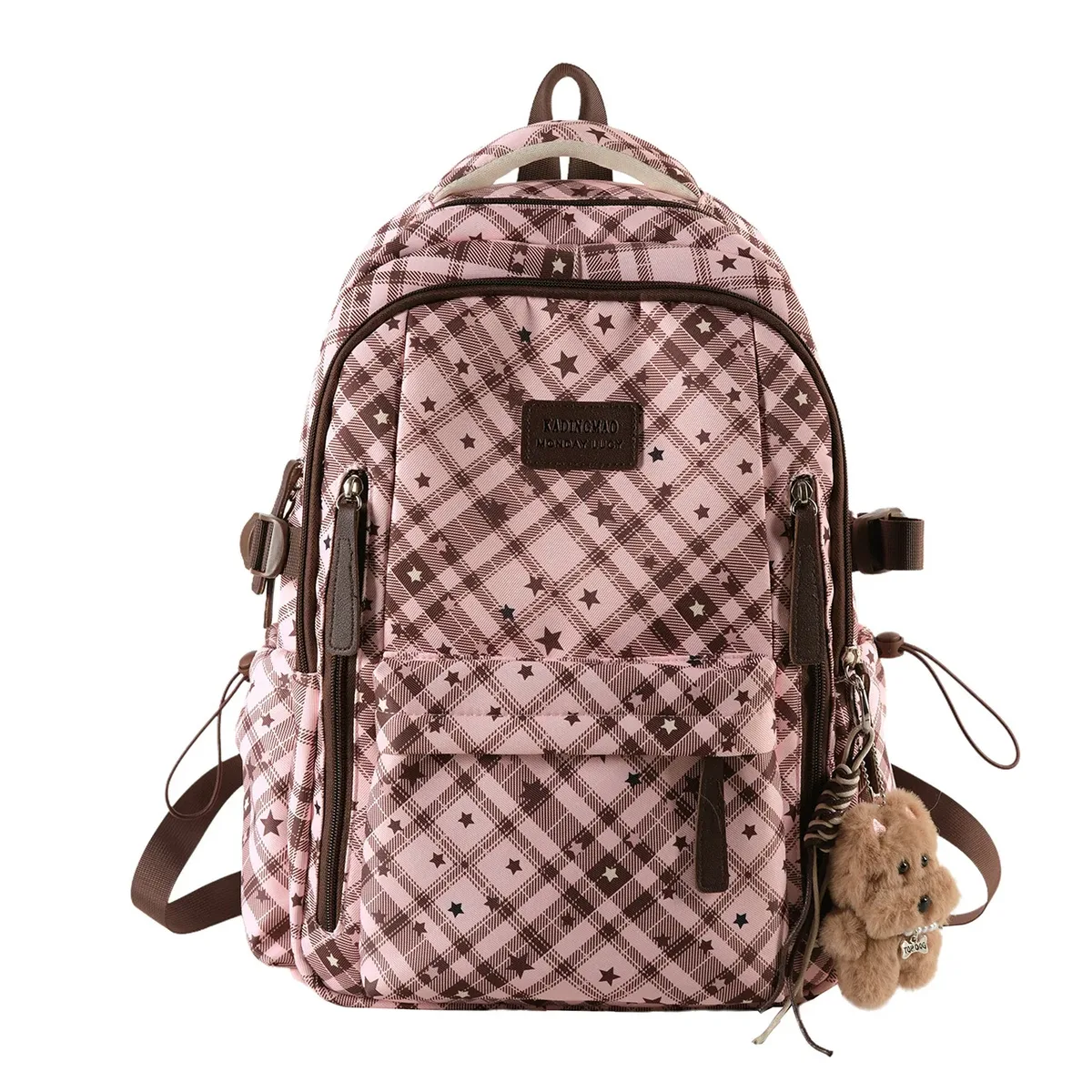 sac à dos scolaire grande capacité style coréen pour jeunes filles du collège, sac à dos de navetteur, sac à dos de campus en nylon pour jeunes, capacité 20-35l
