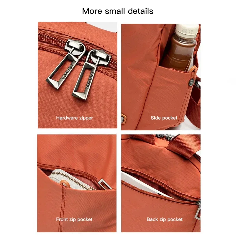 sac à dos unisexe fouvor pour l'extérieur, grande capacité, léger, simple, pour les voyages, l'école, les sports, les jeunes adolescents 2961-21