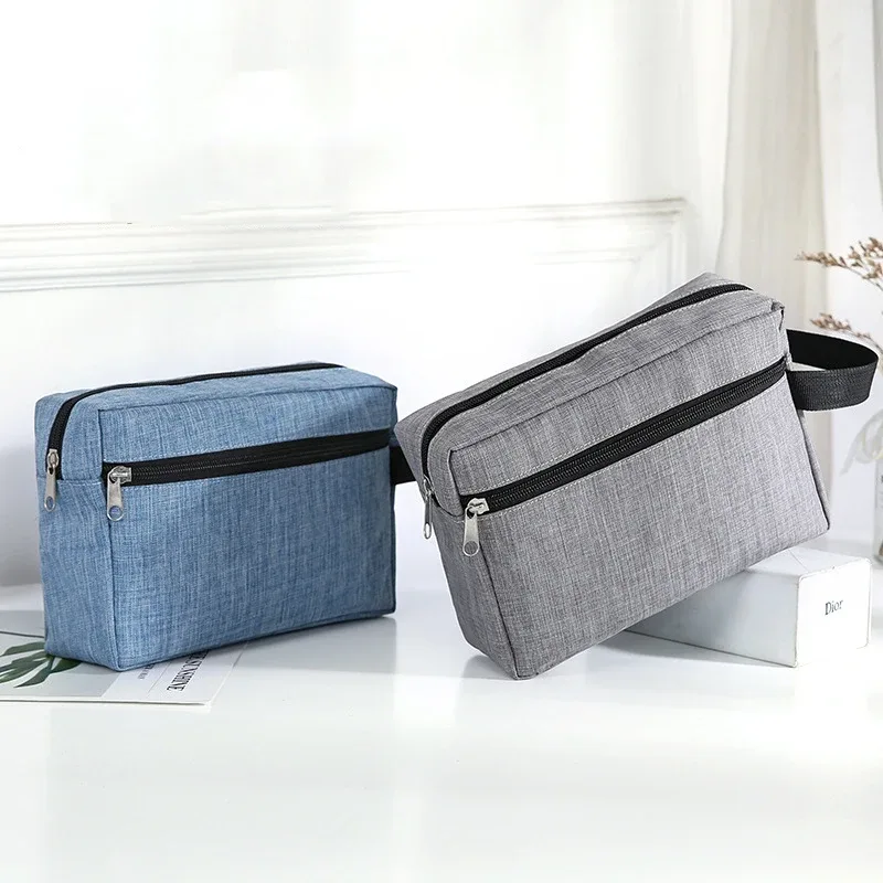 trousse de toilette de voyage pour hommes et femmes, trousse de maquillage étanche pour dames, trousse de beauté, sac à main en poudre lavante, étui cosmétique, livraison directe