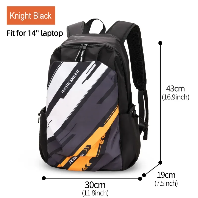 heroic knight – mini sac à dos étanche pour hommes, pour ipad 12.9 pouces, décontracté, voyage court, sport, pour femmes et filles