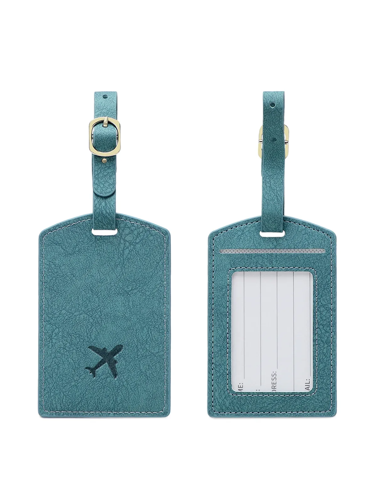 Étiquette de bagage en cuir PU Anti-perte, 1 pièce, étui de protection de bagage pour valises et sacs de voyage, accessoires de voyage pour hommes et femmes