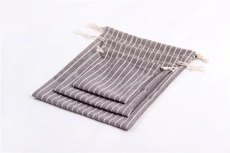 sacs à cordon en coton pour mariage, cadeau de noël, paquet de bricolage, petites pochettes unies, sacs de rangement anti-poussière pour la maison