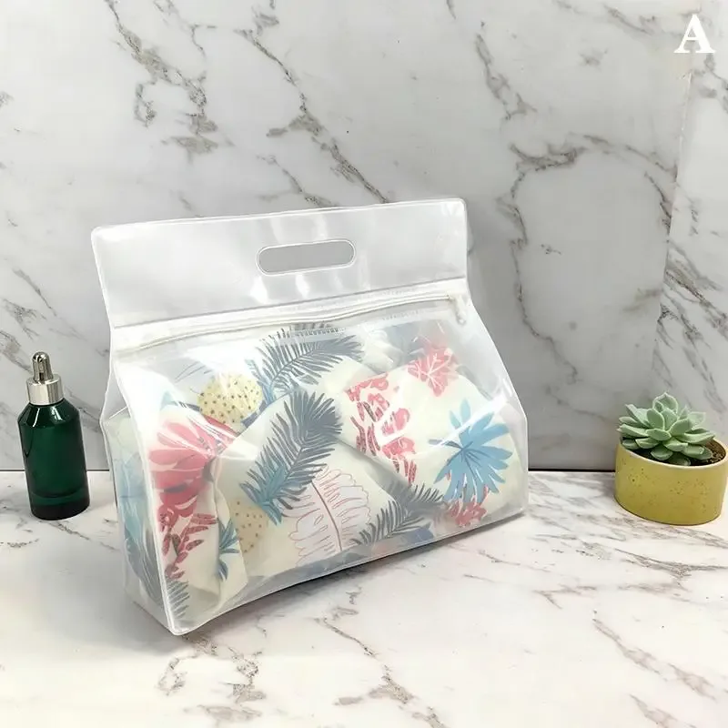 sac de rangement portable en eva imperméable avec fermeture éclair, séparation humide/sec pour la natation, la plage, les articles de toilette et le maquillage