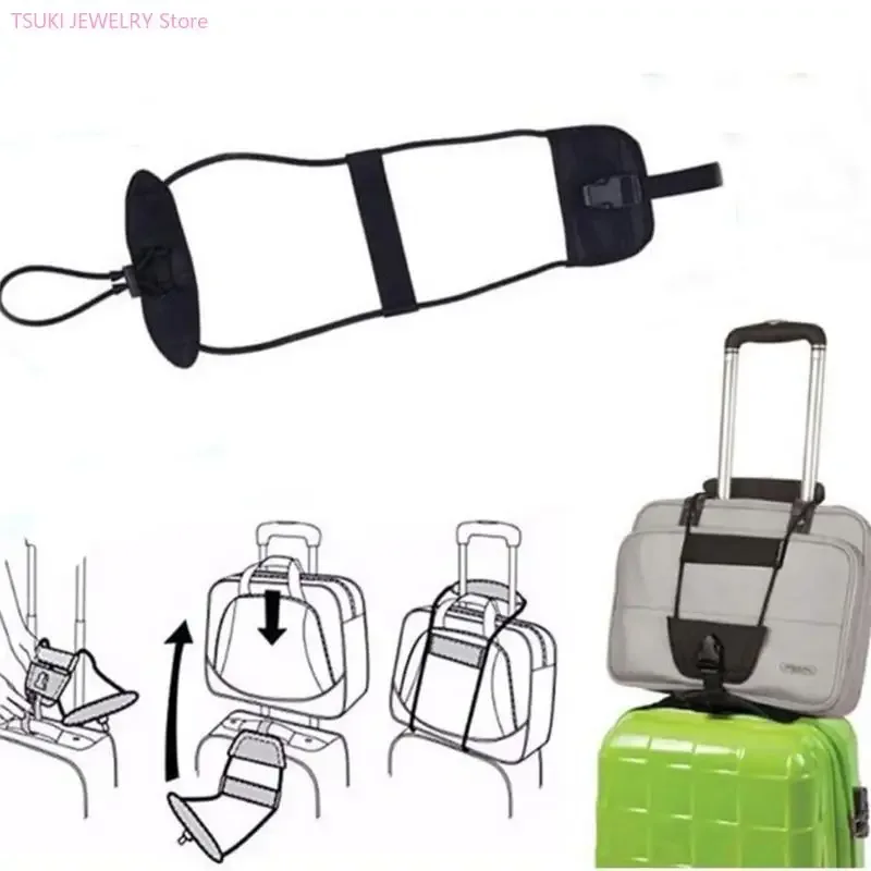 sangle bagage réglable 62ke, ceintures bagages, facile, sangles élastiques, ceinture valise