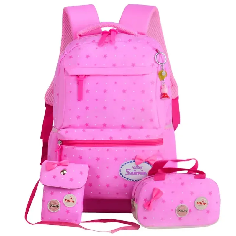 bunnyfly ensemble de 3 sacs à dos scolaires pour enfants, sac à dos tendance et adorable pour filles, étudiants, mochila sac