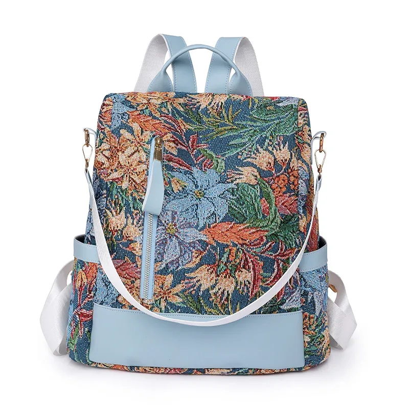 nouveau sac à dos femme tendance 2026 en nylon, grande capacité, pour l'école, le shopping et les voyages, sac décontracté pour femme