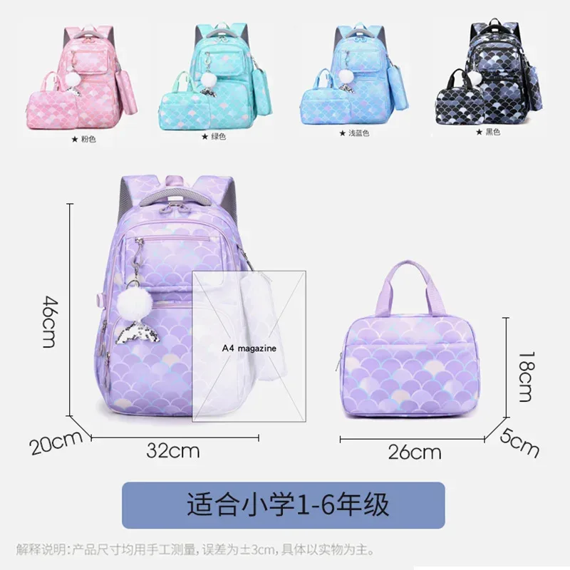 sacs d'école pour enfants pour filles sac à dos pour enfants primaire grand sac à dos orthopédique cartable étanche sac de livre mochila infantil