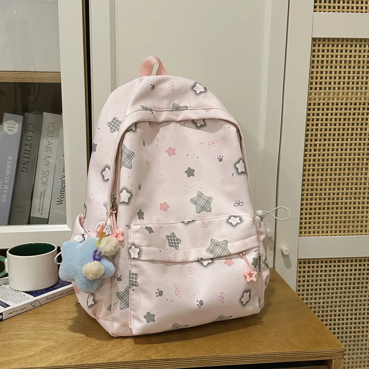 sac à dos scolaire de style coréen - sac à dos haut de gamme de niche avec grande capacité et design léger pour un portage sur les deux épaules