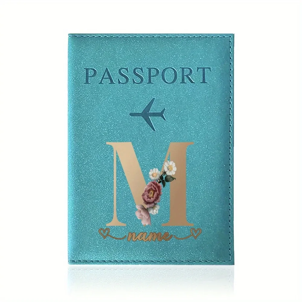 porte-passeport personnalisé avec nom personnalisable - capable d'imprimer des noms jusqu'à 26 lettres.