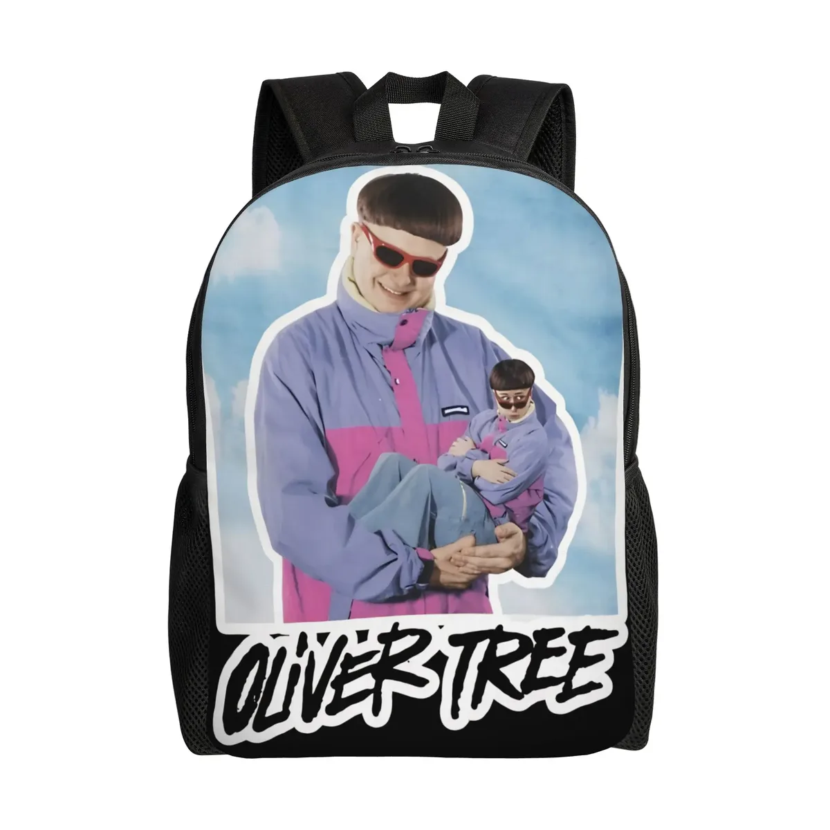 oliver tree american singer rapper sac à dos pour hommes et femmes, sac à dos cool pour étudiants, randonnée, voyage, sac à bandoulière pour ordinateur portable, sport