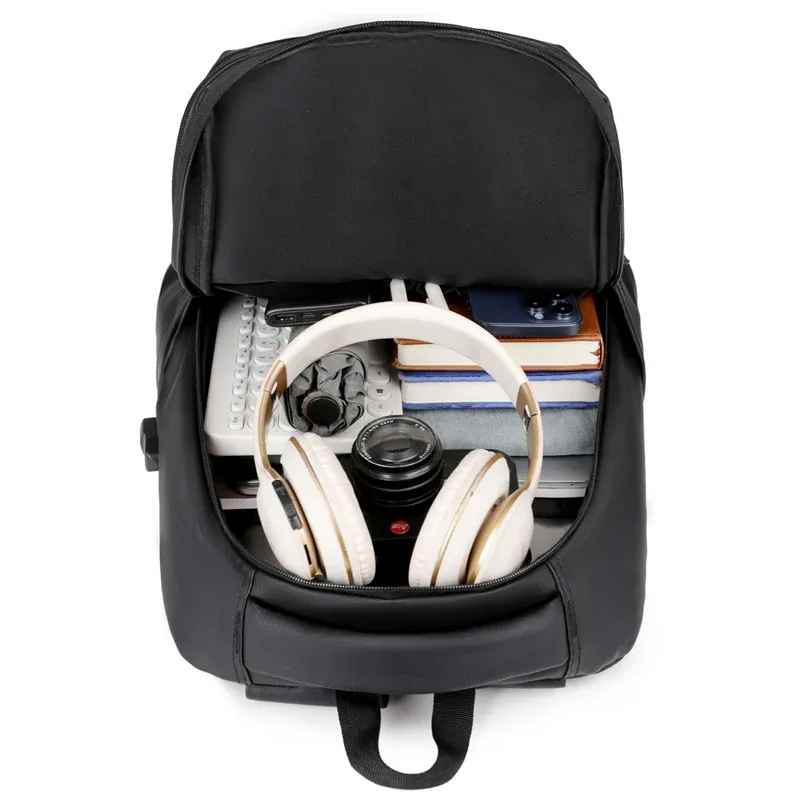 sac à dos d'affaires imperméable pour hommes, disponible en plusieurs couleurs, sac à dos de grande capacité pour les trajets quotidiens, peut accueillir des sacs pour ordinateur portable de 14 pouces