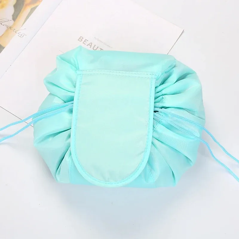 sac de voyage pour le rangement du maquillage, organiseur portable imperméable pour femmes, trousse de toilette, sac cosmétique à cordon pour femmes
