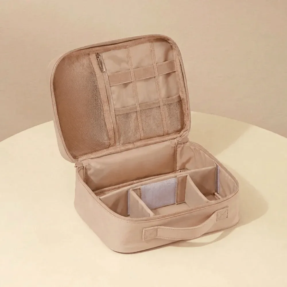 sac de voyage en tissu oxford épaissi, design pratique à une couche, sac de voyage imperméable, portable à double couche