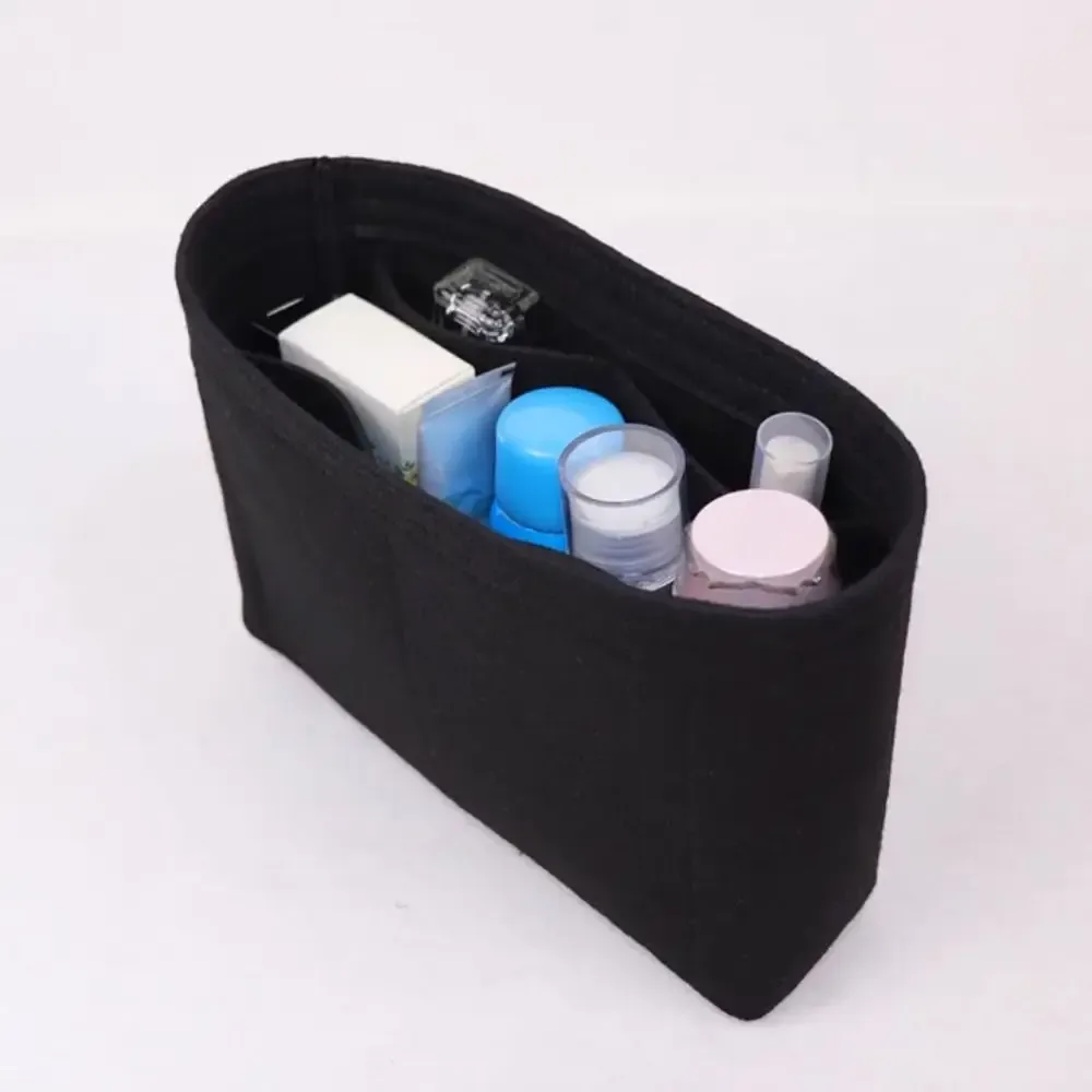 longchamp-mini sac de rangement multi-poches, doublure de sac à main en feutre, sac à main inséré, 1pc