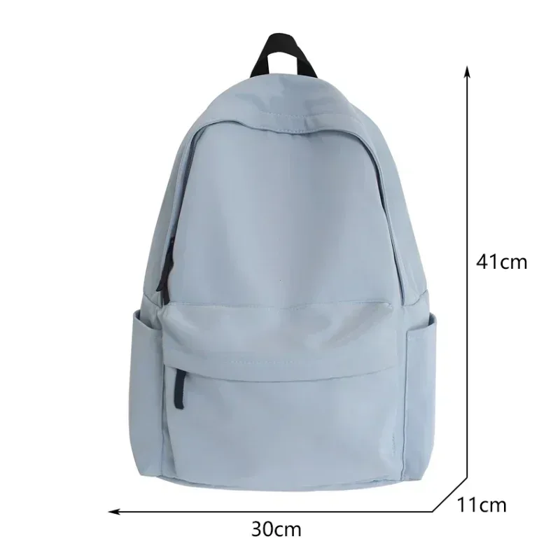 sac à dos polyvalent noir, gris, blanc, rouge, de haute qualité, grande capacité, sac de voyage imperméable, sac d'ordinateur en nylon lavable, unisexe