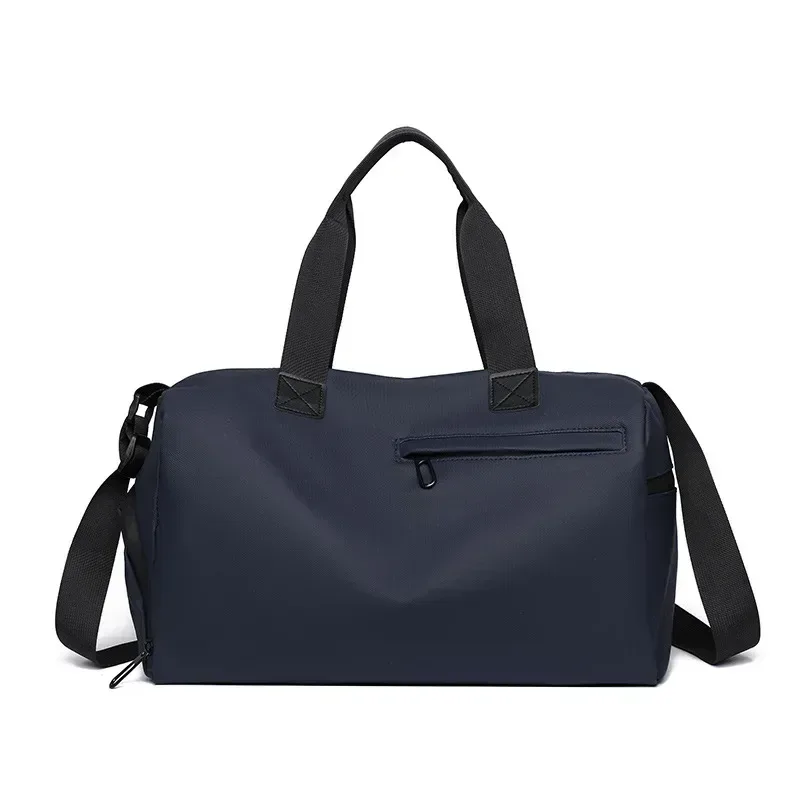 sacs de voyage oxford de grande capacité à fermeture éclair, sacs de fitness solides en tissu épais, bagages étanches de grande capacité, sacs de sport