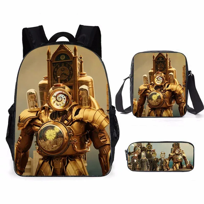 skibidi toilette titan speakerman sac à dos pour enfants garçon sac d'école pour adolescents sac à dos anime voyage sac à dos sac à crayons