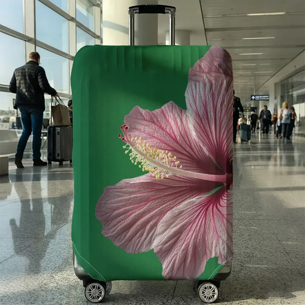housse de protection pour bagages à motifs floraux, adaptée aux bagages de 18 à 32 pouces, avec protège-poignées, accessoires de voyage