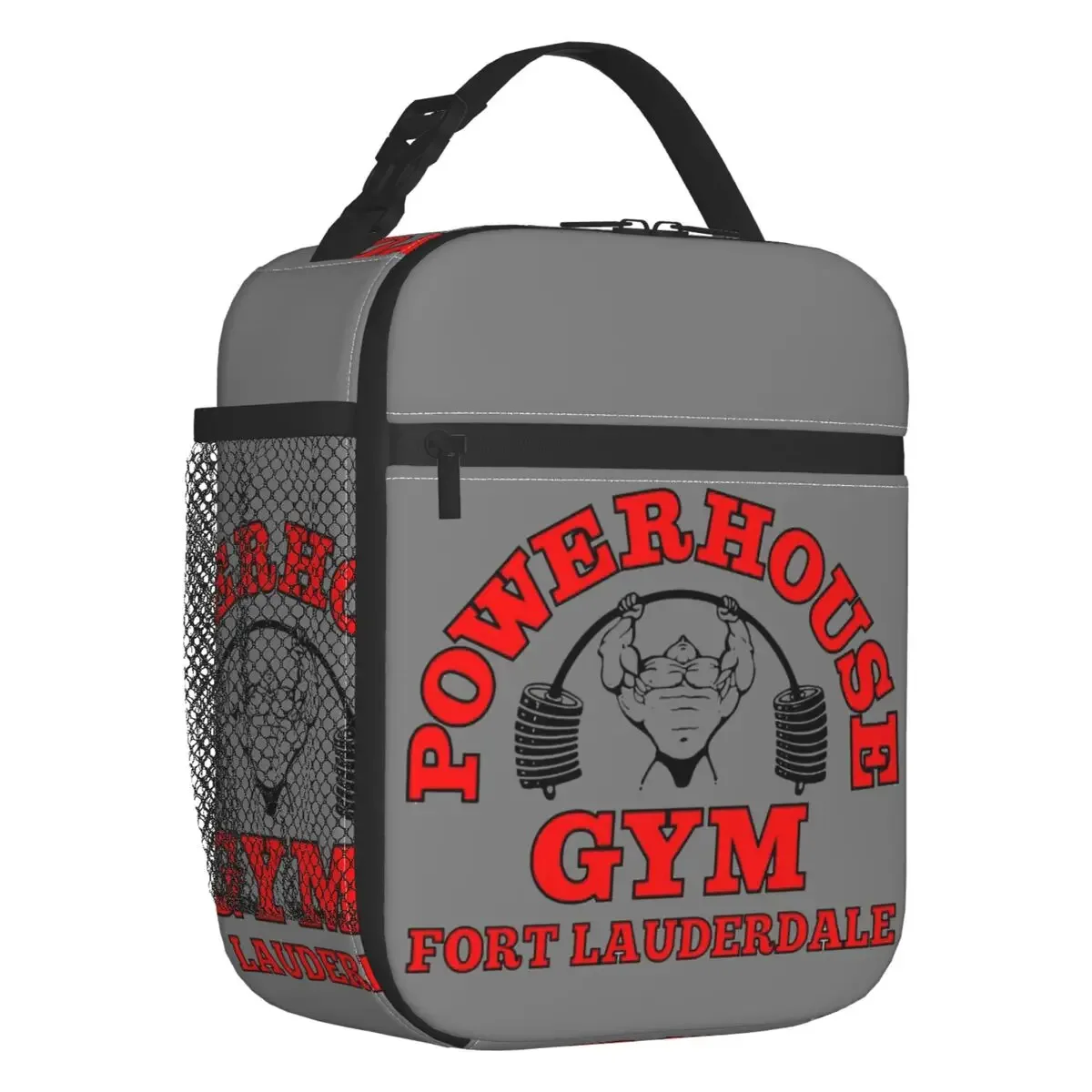 sac isotherme personnalisé powerhouse gym pour femme, sac fourre-tout portable, glacière thermique, boîte à lunch pour voyage, musculation et fitness