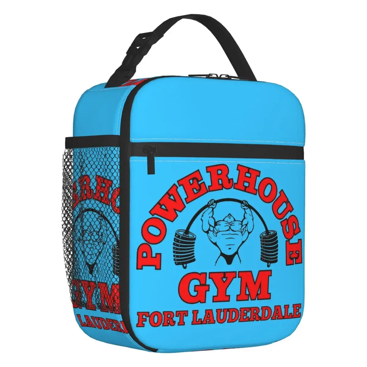 sac isotherme personnalisé powerhouse gym pour femme, sac fourre-tout portable, glacière thermique, boîte à lunch pour voyage, musculation et fitness