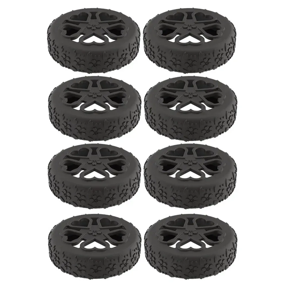 juste de protection en silicone pour roues de valise, chaussures de roulette à bagages shoes, son silencieux, structurels ent, anti-delhi, bruit sap, 8 pièces