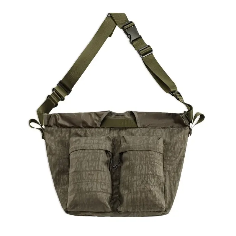 sac à bandoulière tactique maden vintage pilot helmet bag grande capacité vert militaire pour homme, sac de transport extérieur avec poignée pour la randonnée