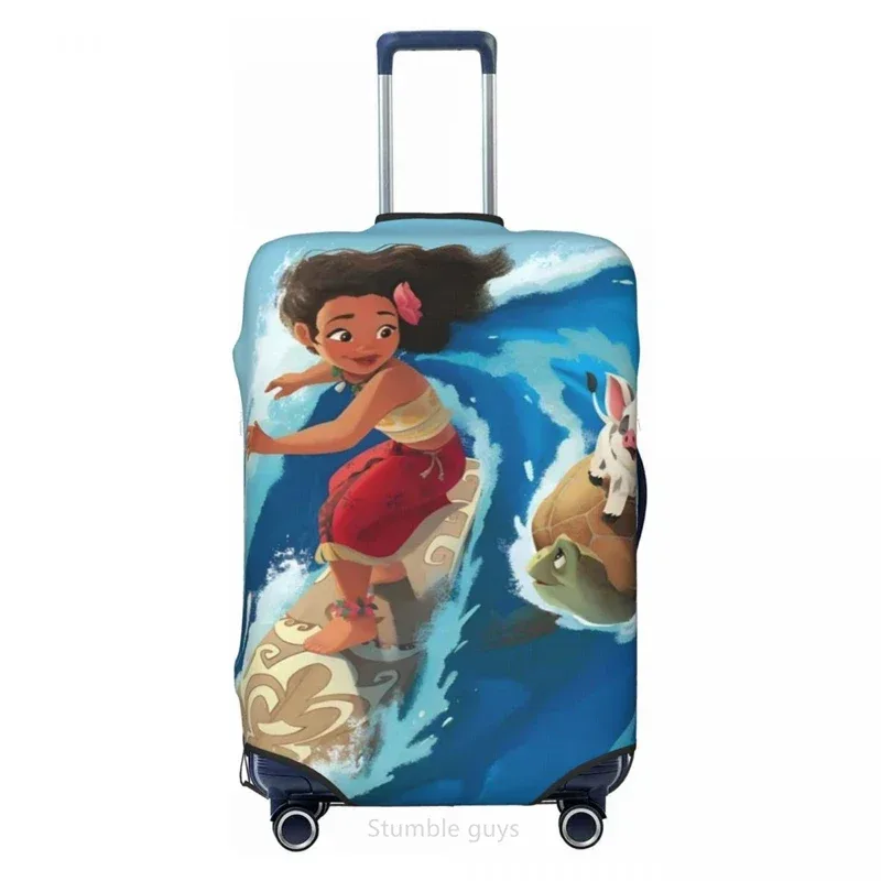 Housse de protection extensible pour bagages de voyage, motif Fashion Ocean Girl, convient aux bagages de 18 à 32 pouces, anti-rayures, lavable