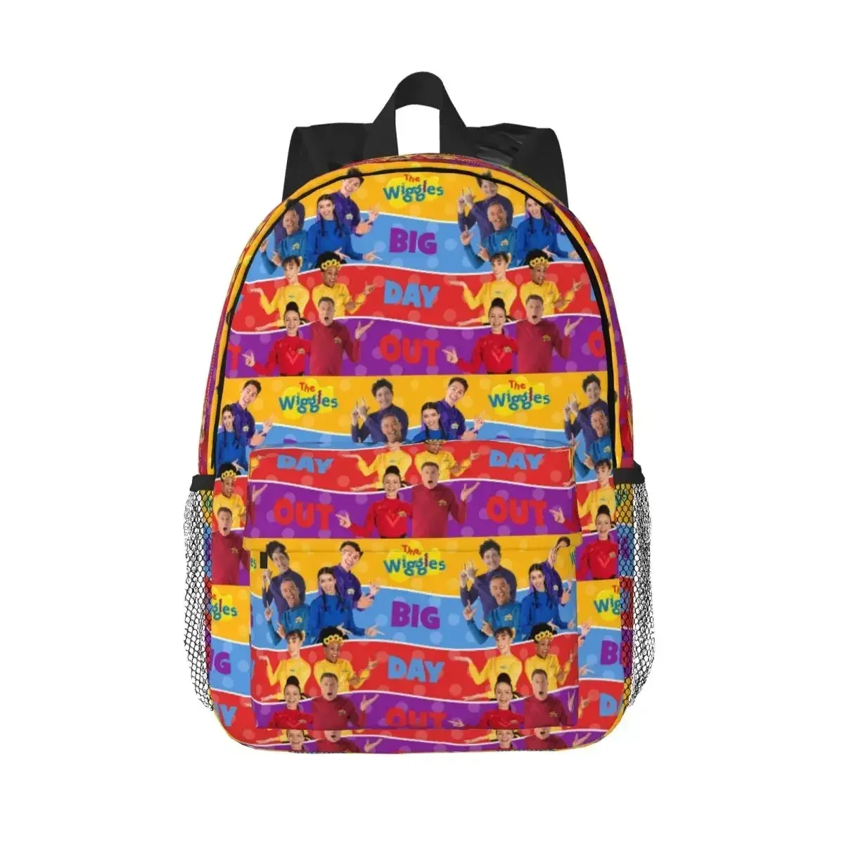sac à dos the wiggles tv show music band pour étudiants, garçons et filles, sac d'école pour enfants, sacs à bandoulière pour ordinateur pour hommes et femmes