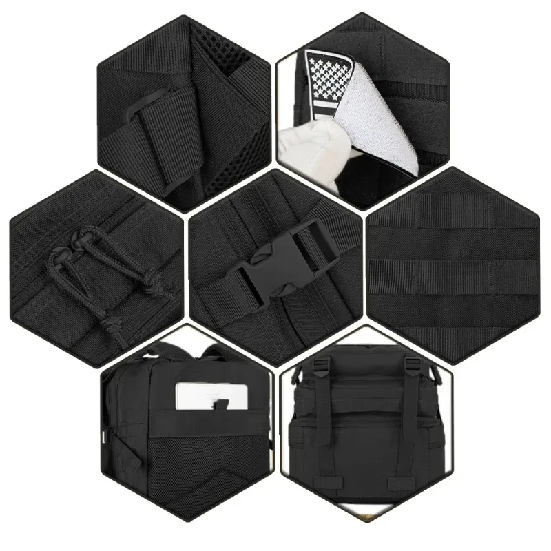 soldes saisonnières : sac à dos tactique 45l, sac d'assaut 3p avec système molle pour la randonnée, la chasse et la survie en plein air