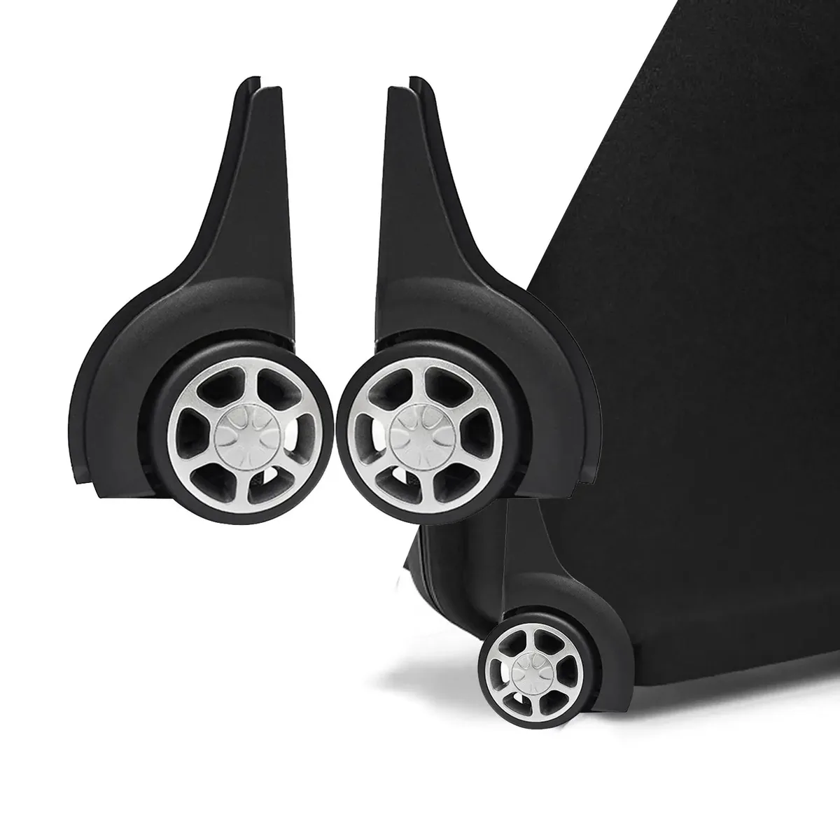 roulettes de remplacement silays euses et durables pour bagages, 2 pièces