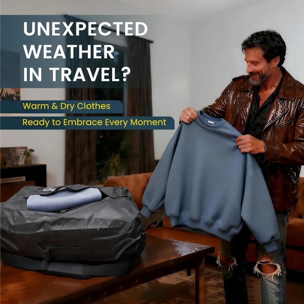 sacs de rangement sous vide 34l pour voyage, sacs de compression réutilisables pour l'extérieur avec pompe à air, organisateurs de vêtements, cubes d'emballage
