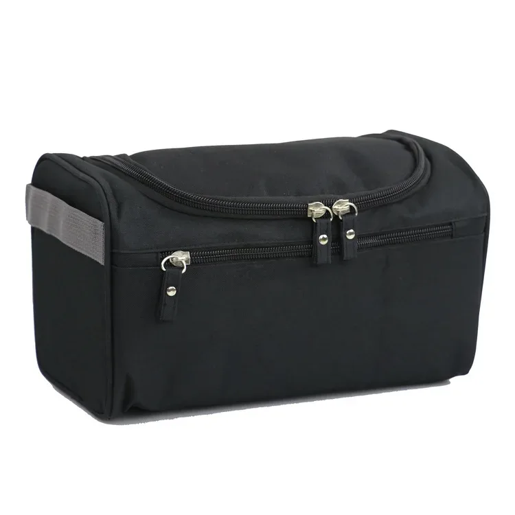 sac de maquillage esthétique en tissu oxford imperméable avec crochet de suspension portable pour femmes, sac de voyage de grande capacité pour organiser les cosmétiques