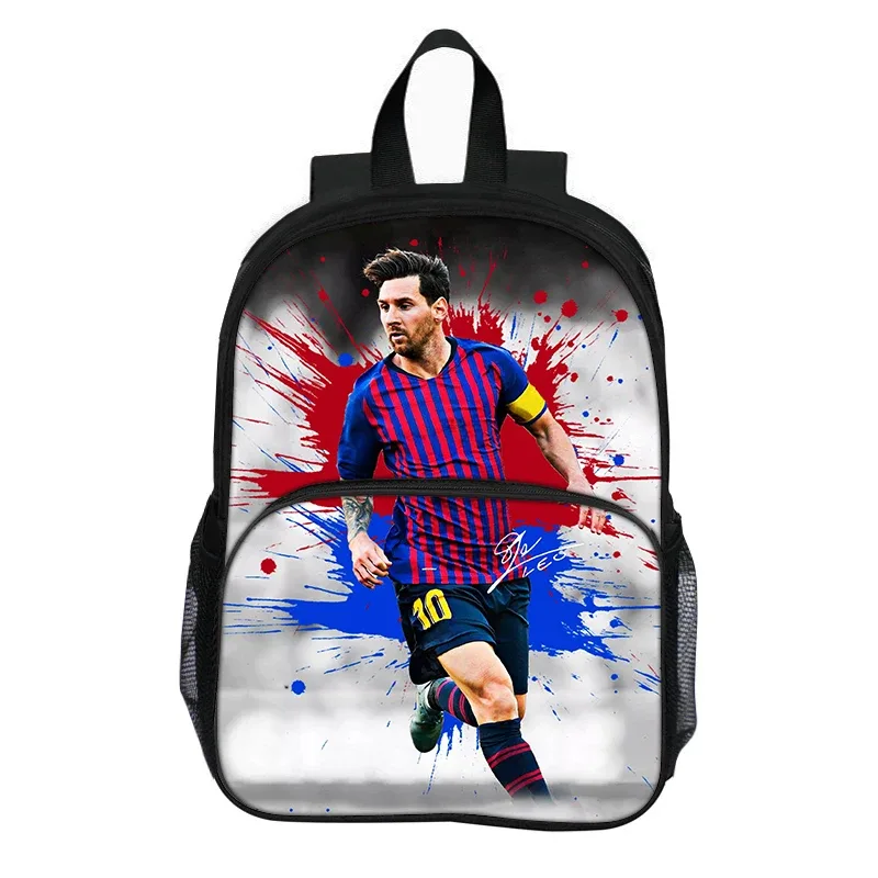 sac à dos m-messi avec poche avant pour étudiants et enfants, sac d'école pour star du football, sac de sport, sac de voyage de grande capacité
