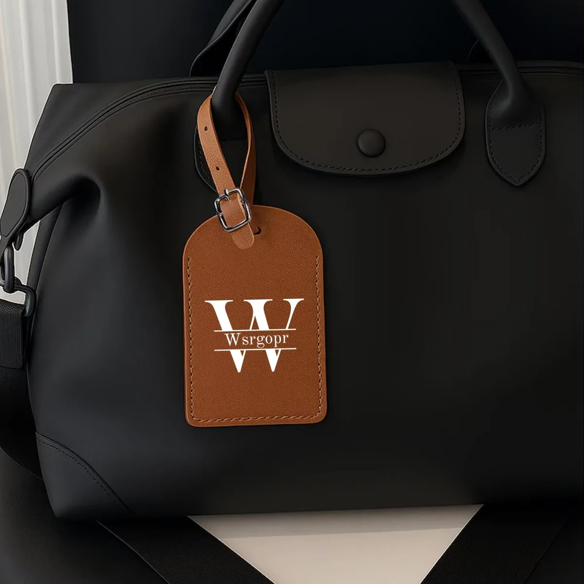 1 pièce, étiquettes de bagages personnalisées, étiquettes de bagages pour valises, étiquette de bagages personnalisée, étiquette d'identification et de nom pour valises et sacs de voyage