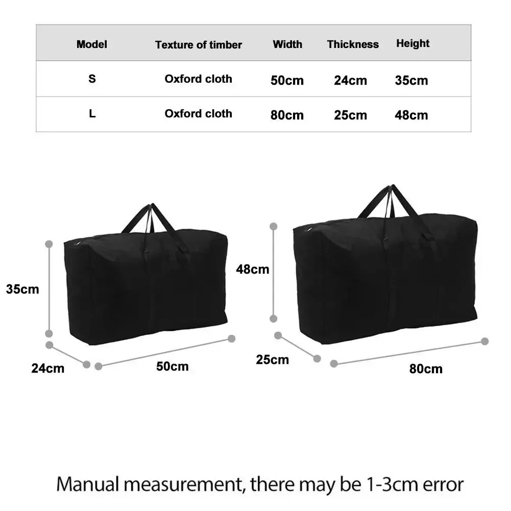 sac de rangement extra large en tissu oxford, sac de rangement pour outils, fournitures de plein air et sac de transport pour pique-nique, camping, barbecue