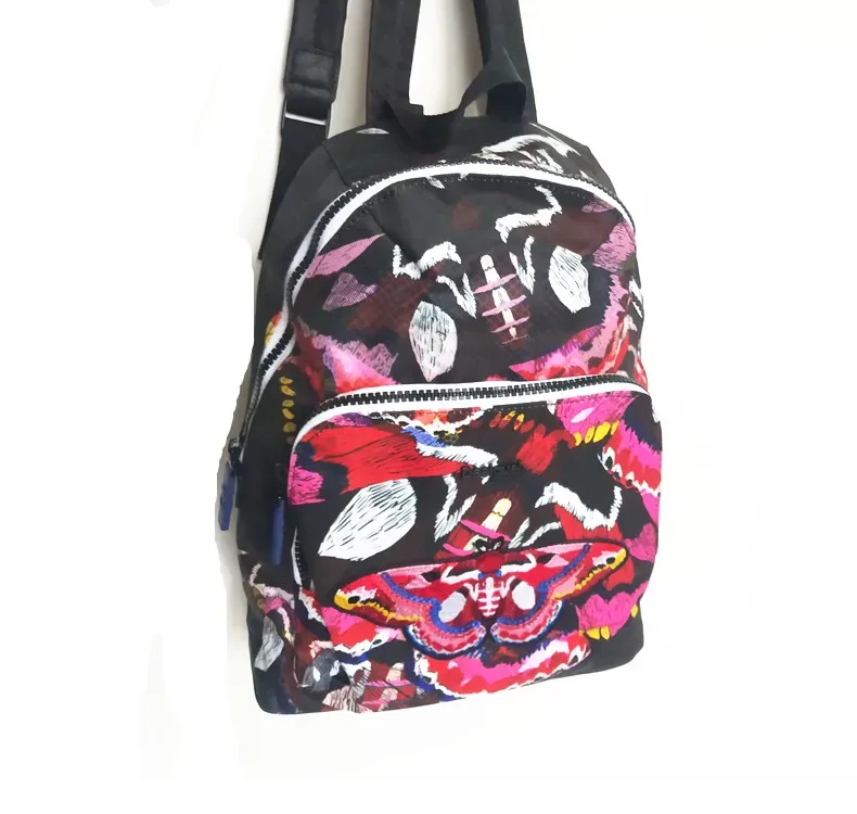 sac à dos brodé papillon imprimé pour femme