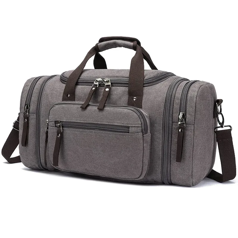 sac à bagages transfrontalier de grande capacité de style coréen, sac de voyage décontracté à la mode, sac de voyage à bandoulière d'extérieur tendance