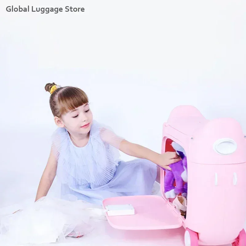 bagage multifonctionnel pour enfants, peut s'asseoir et monter, valise améliorée, essentiel pour voyager avec bébé
