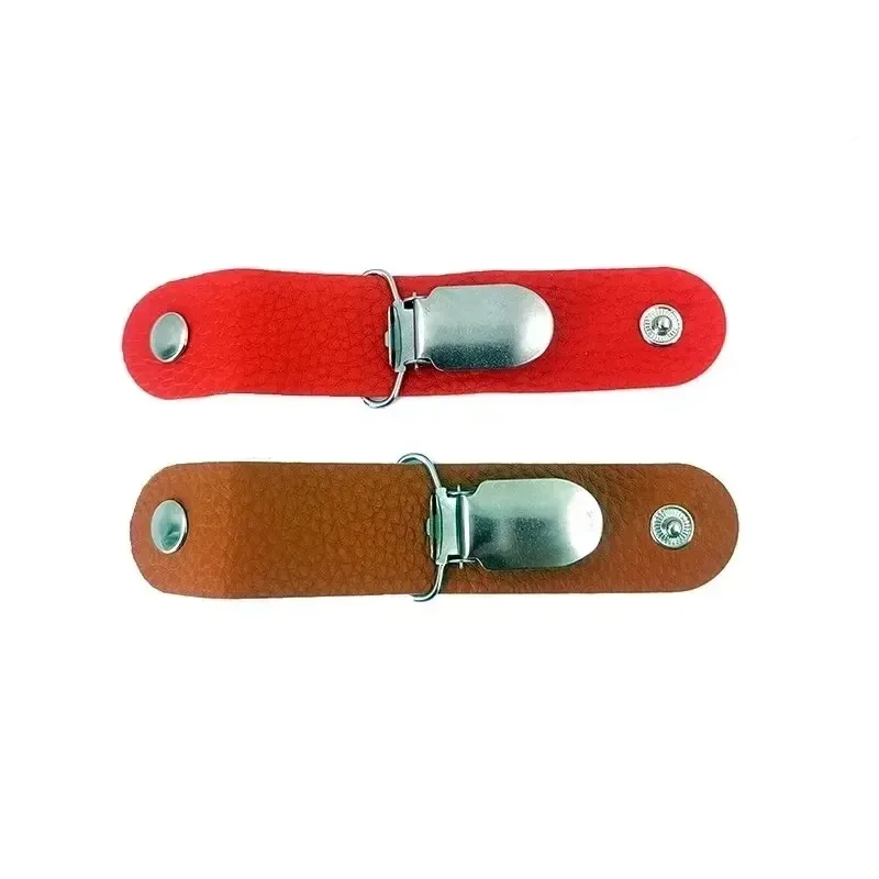nouvelle pince à chapeau en cuir de voyage, pince de rangement de bagages pour sac à dos extérieur, pince à chapeau de paille polyvalente en cuir pu, accessoire de chapeau
