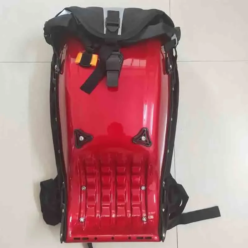 sac à dos rigide 25l pour moto, sacoche de réservoir abs étanche pour motocross/moto de course, protection antichute