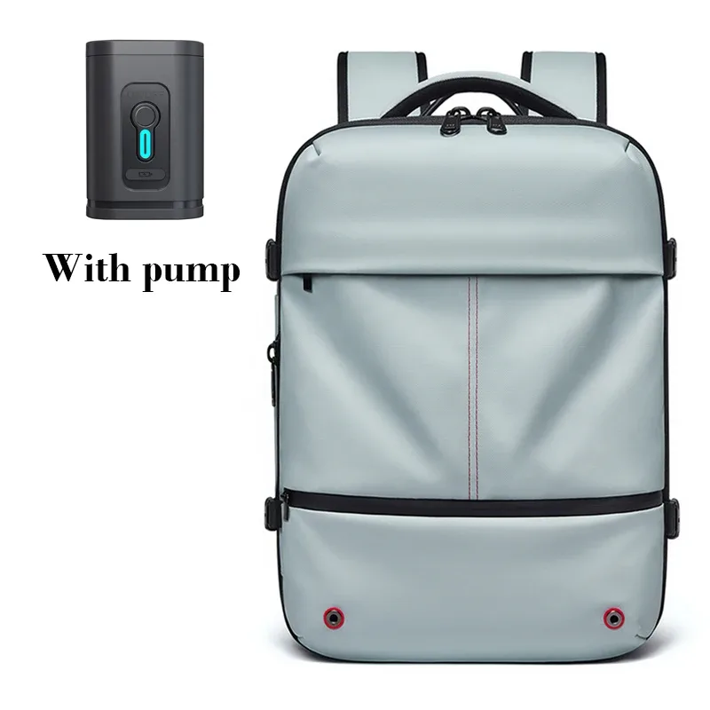 sac à dos de voyage pour femmes, sac à dos pour ordinateur portable de 16 pouces, compression sous vide, chargeur usb, sac à dos d'école, sac à dos de randonnée étendu, sac à dos d'affaires
