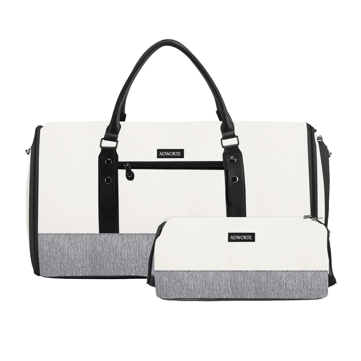 sac à vêtements de voyage, sacs polochons convertibles pour vêtements combinés avec compartiment à chaussures, trousse de toilette, sac de nuit pour week-end