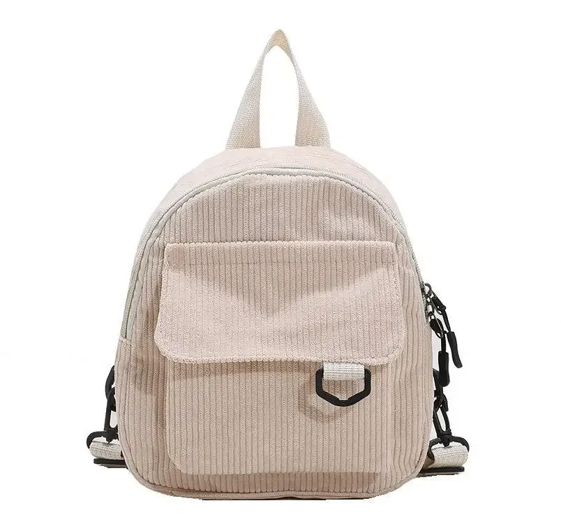 mini sac à dos pour femmes, sac à dos de petite taille en velours côtelé de couleur unie sac à dos simple et décontracté pour étudiants, idéal pour les voyages, nouveauté 2026