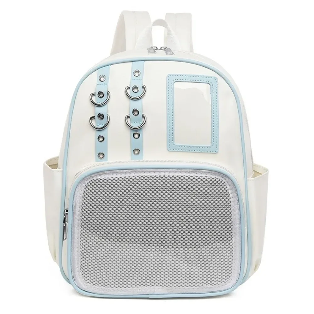 sac à dos transparent tendance y2k lolita ita bag en pu pour fille, sac à dos de présentation personnalisé