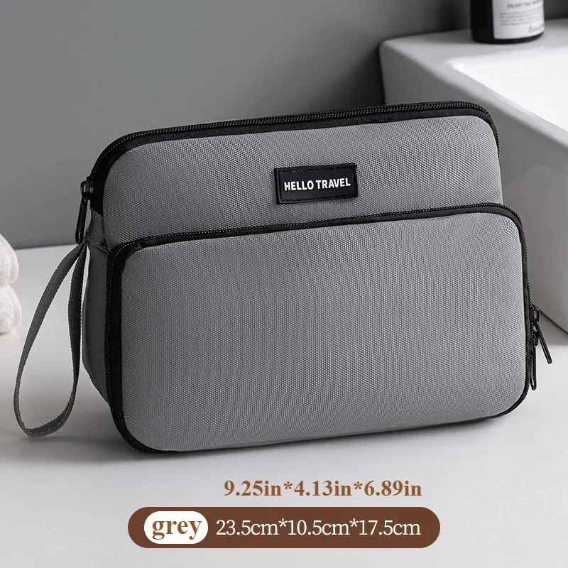 nouvelle trousse de toilette homme 2026 pour voyage d'affaires, imperméable, grande capacité, portable, double couche, organisateur cosmétique pour voyage, gym et usage quotidien