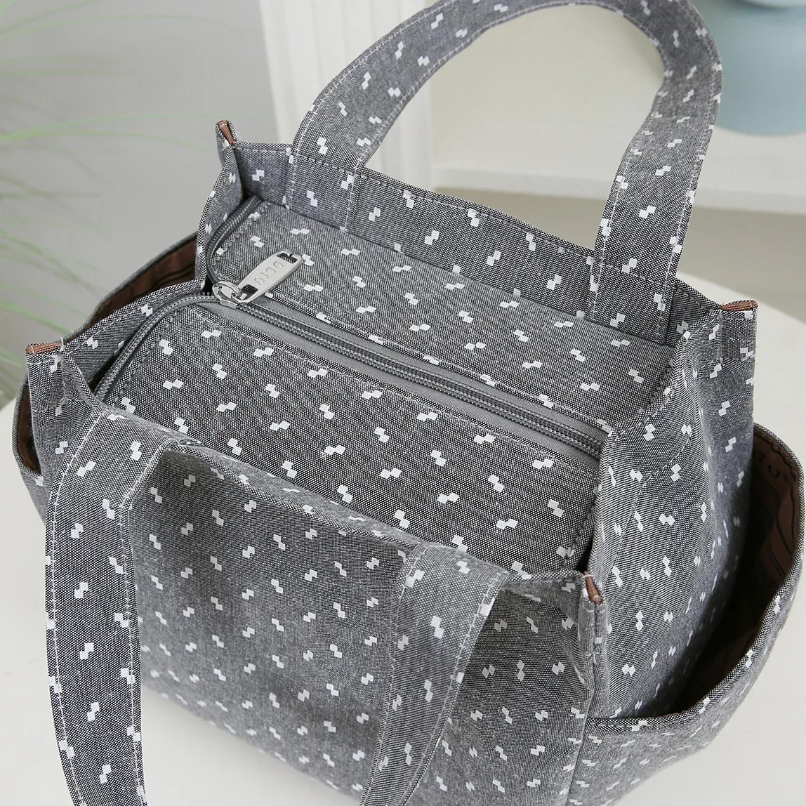 sac fourre-tout en tissu, sac de rangement pour boîte à lunch, sac à lunch, sac polyvalent pour les trajets de travail, adapté pour les sorties shopping et l'utilisation quotidienne.