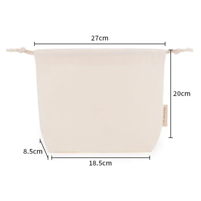 sac de rangement en coton à cordon de serrage, sacs en toile pour emballage cadeau de bonbons, pochette réutilisable pour articles divers à domicile, organiser les chaussettes anti-poussière, sous-vêtements