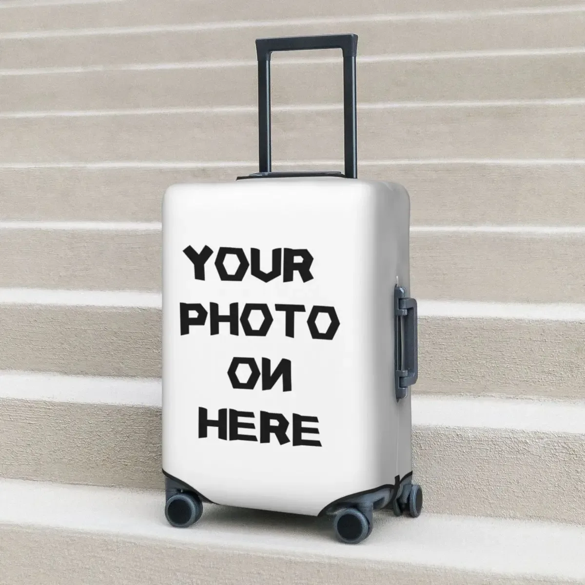 housse de valise personnalisée, protection élastique pour bagages d'affaires et de vacances
